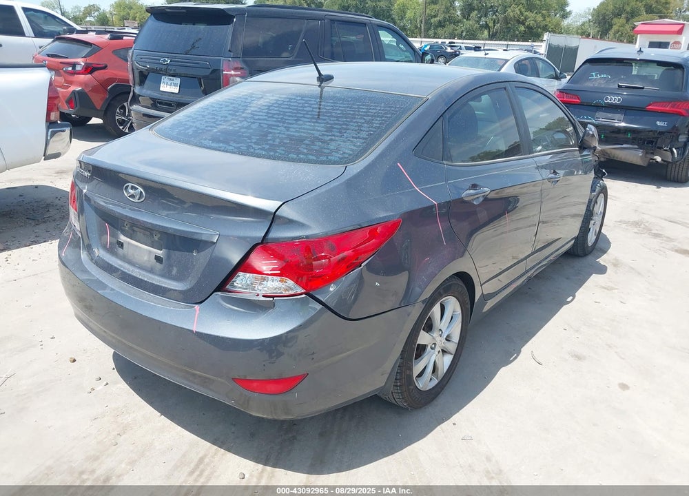 2013 HYUNDAI ACCENT VIN: KMHCU4AE2DU312107