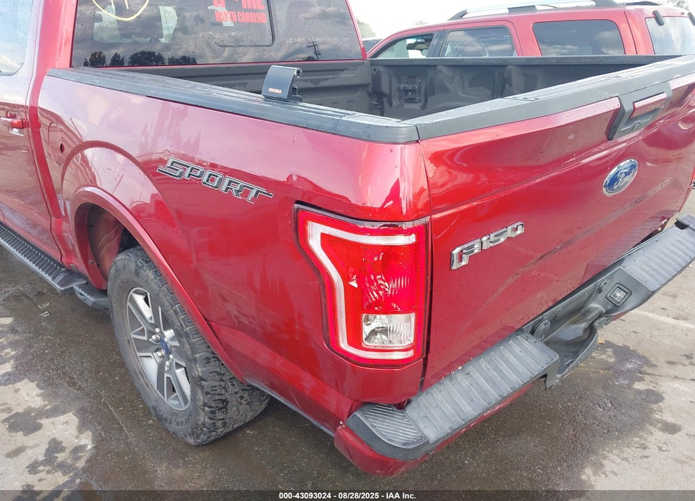 2016 FORD F-150 VIN: 1FTEW1CG0GFC17168