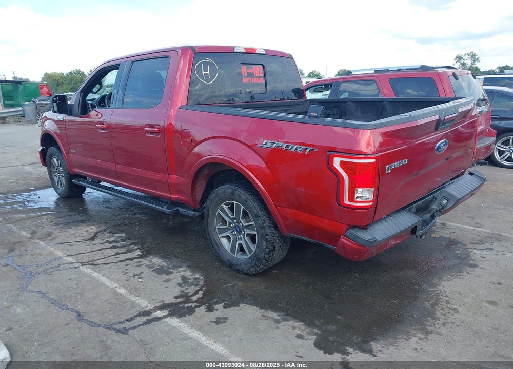 2016 FORD F-150 VIN: 1FTEW1CG0GFC17168