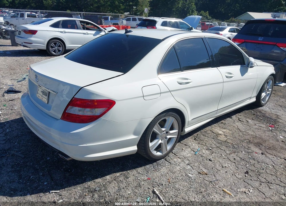 2010 MERCEDES-BENZ C CLASS VIN: WDDGF5EB8AA393106