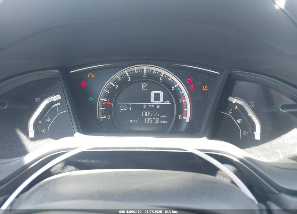 2016 HONDA CIVIC VIN: 2HGFC2F51GH570547