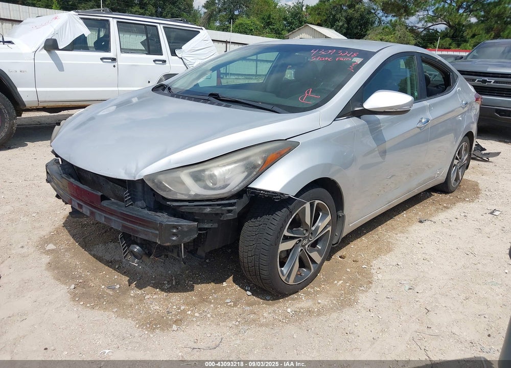 2015 HYUNDAI ELANTRA VIN: KMHDH4AE1FU285431
