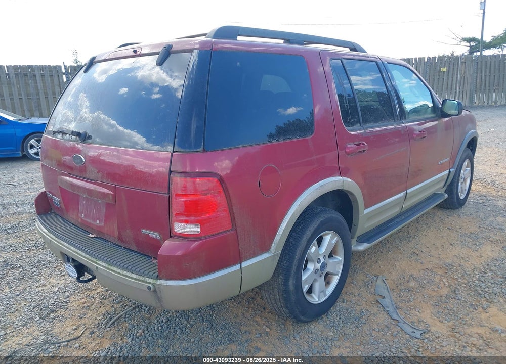 2005 FORD EXPLORER EDDIE BAUER VIN: 1FMDU74K05UA93186