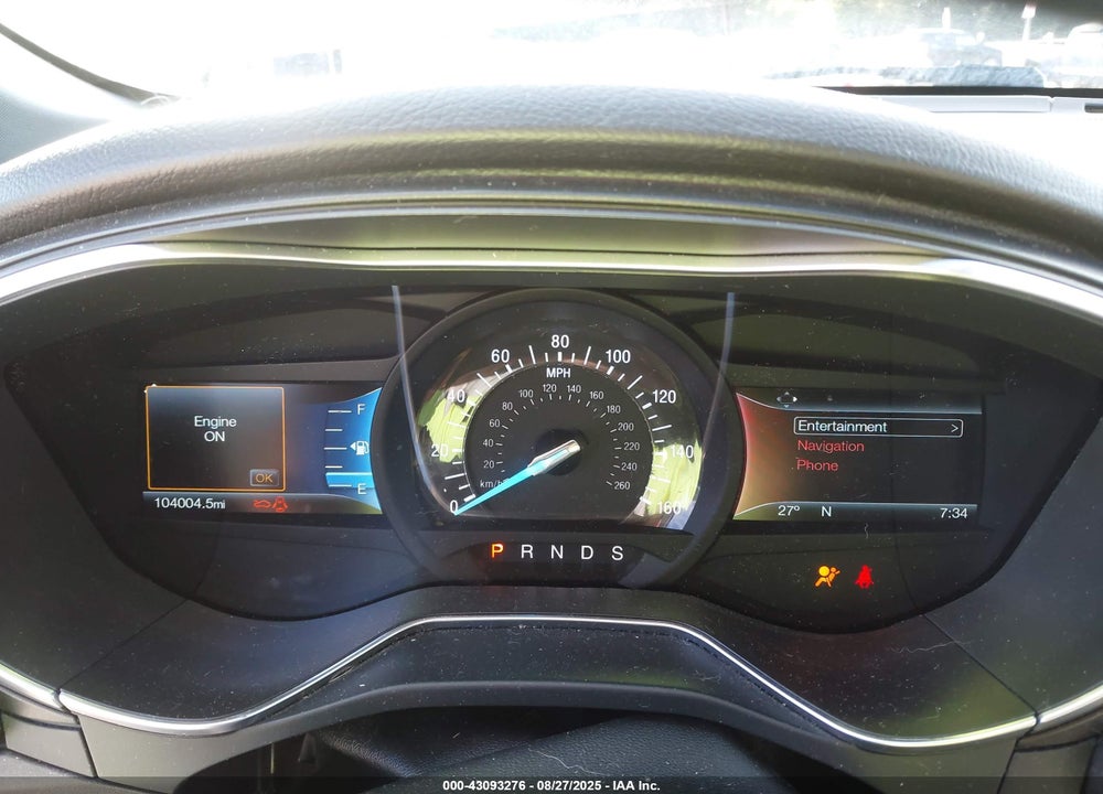 2017 FORD FUSION V6 SPORT VIN: 3FA6P0VP9HR197196