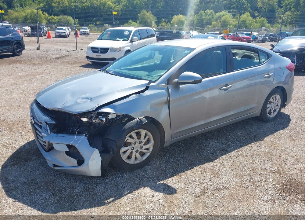 2017 HYUNDAI ELANTRA VIN: 5NPD74LF7HH193959