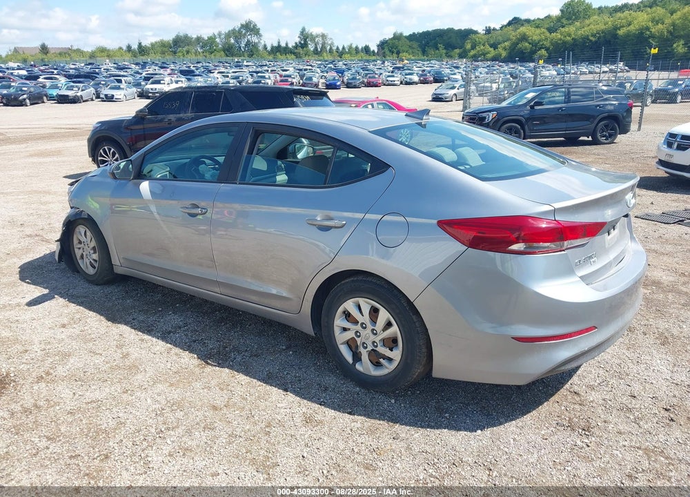 2017 HYUNDAI ELANTRA VIN: 5NPD74LF7HH193959