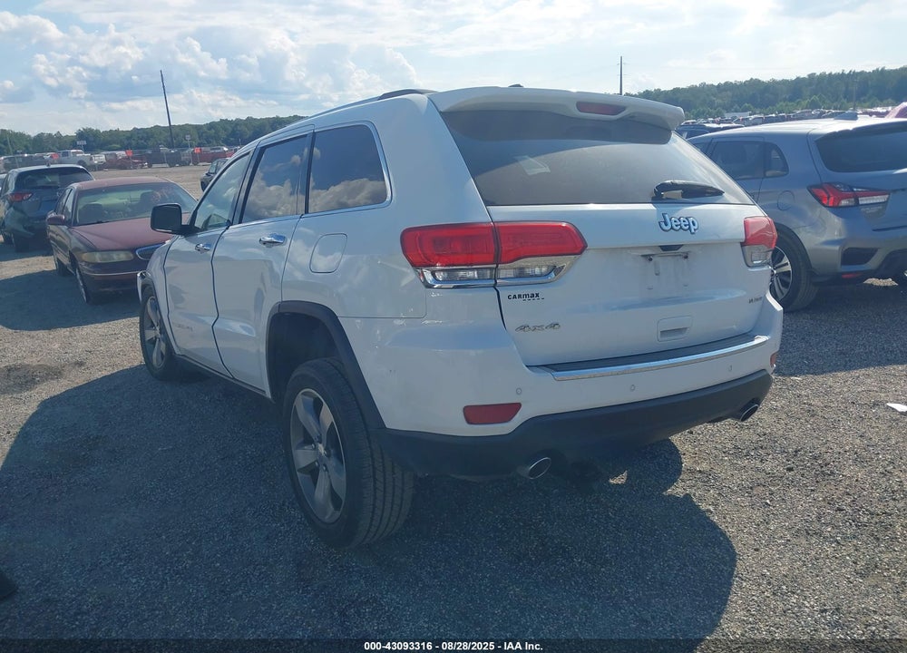 2014 JEEP GRAND CHEROKEE VIN: 1C4RJFBG8EC393530