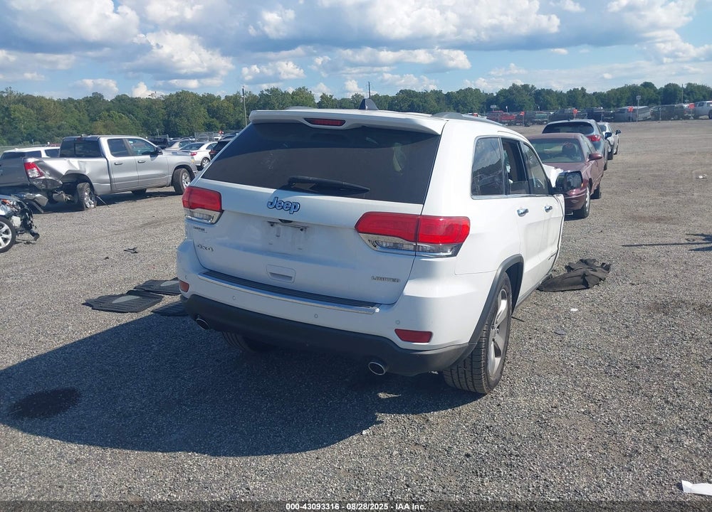 2014 JEEP GRAND CHEROKEE VIN: 1C4RJFBG8EC393530