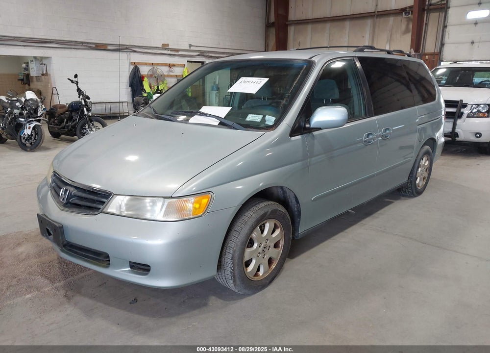 2002 HONDA ODYSSEY EX VIN: 2HKRL18632H590133