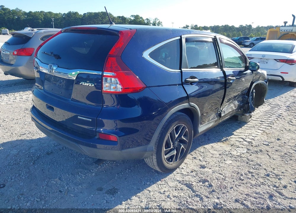 2016 HONDA CR-V VIN: 2HKRM4H46GH632220