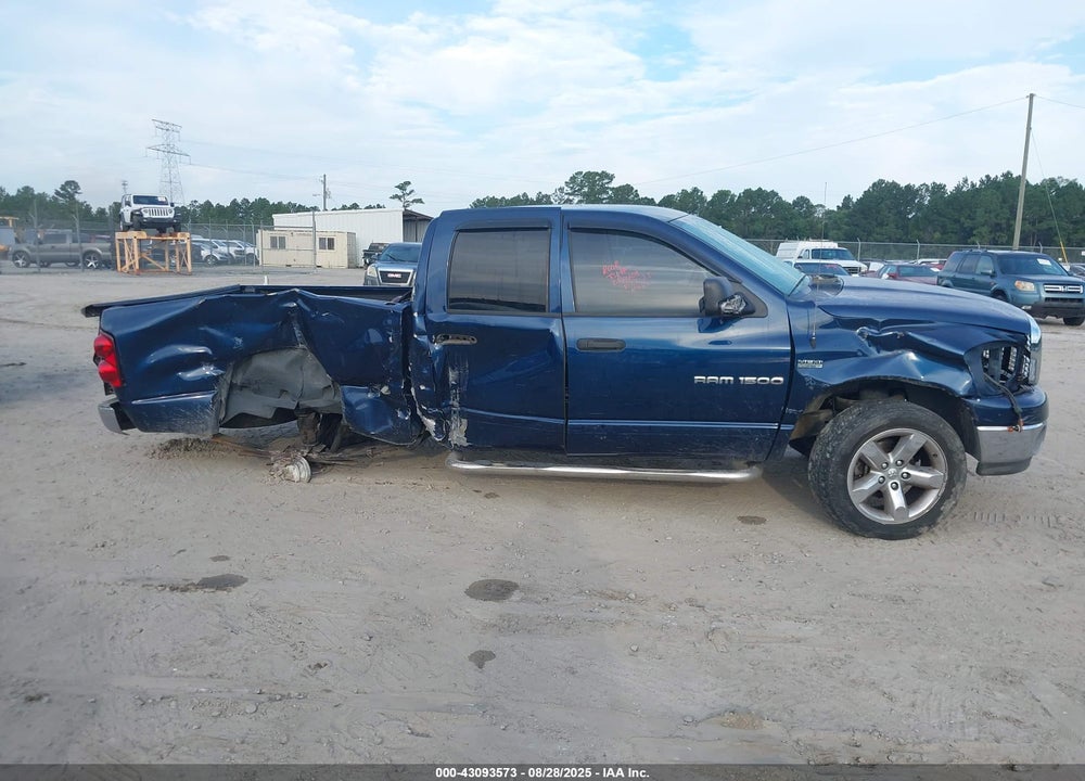 2007 DODGE RAM 1500 SLT/TRX4 OFF ROAD/SPORT VIN: 1D7HU18237J637445