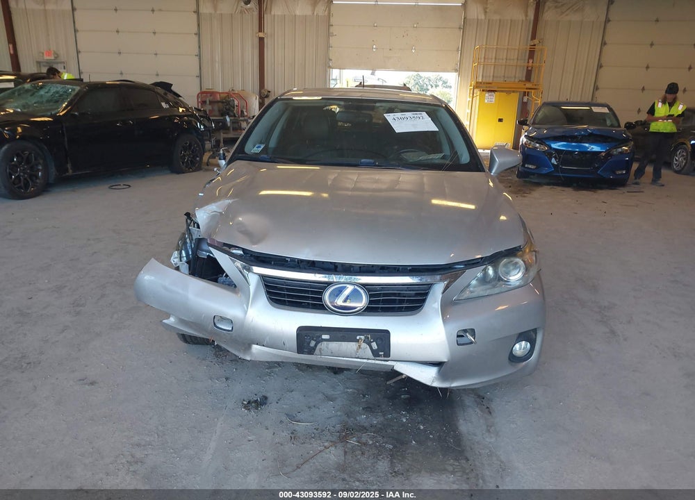 2012 LEXUS CT 200H PREMIUM VIN: JTHKD5BH5C2080691