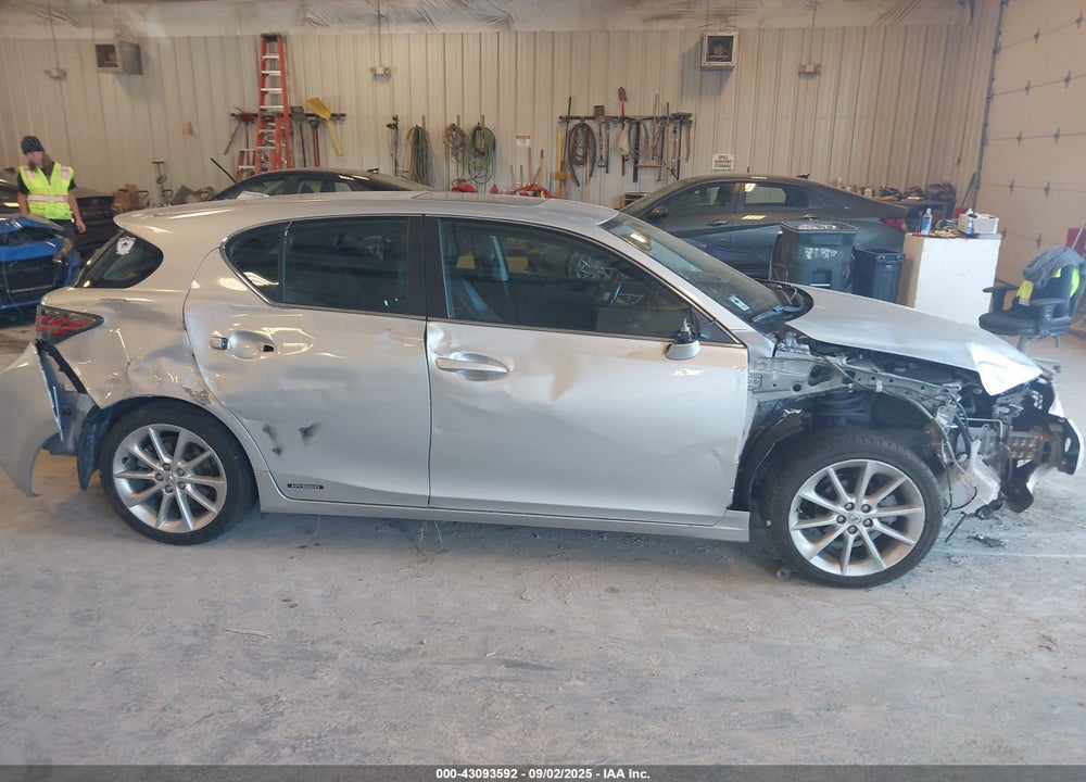 2012 LEXUS CT 200H PREMIUM VIN: JTHKD5BH5C2080691