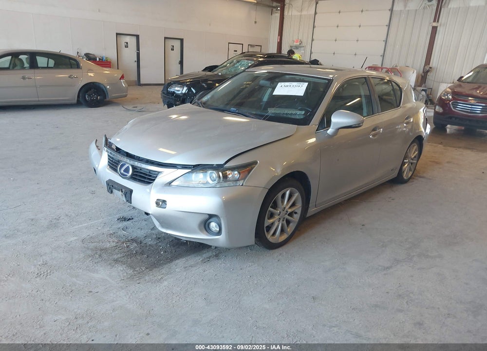 2012 LEXUS CT 200H PREMIUM VIN: JTHKD5BH5C2080691