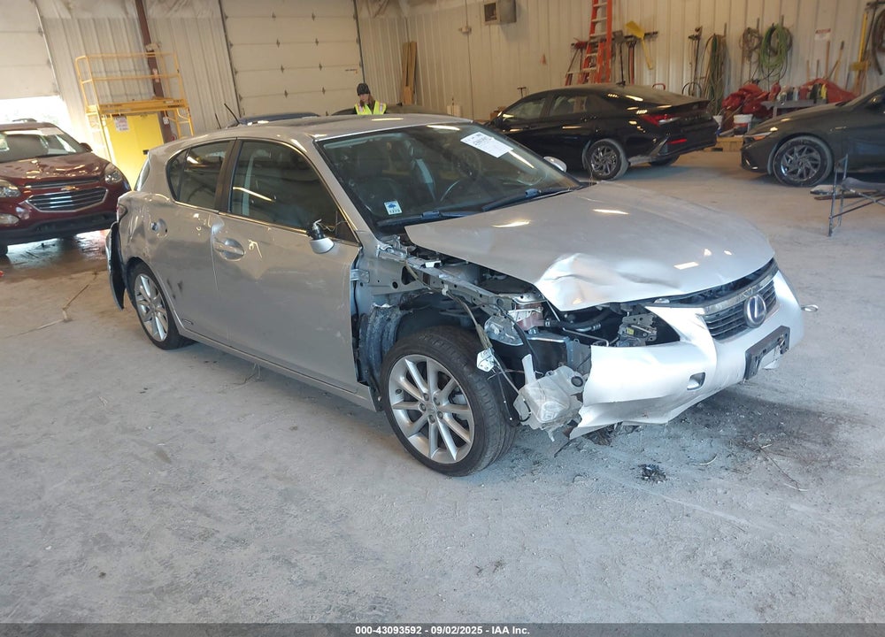 2012 LEXUS CT 200H PREMIUM VIN: JTHKD5BH5C2080691