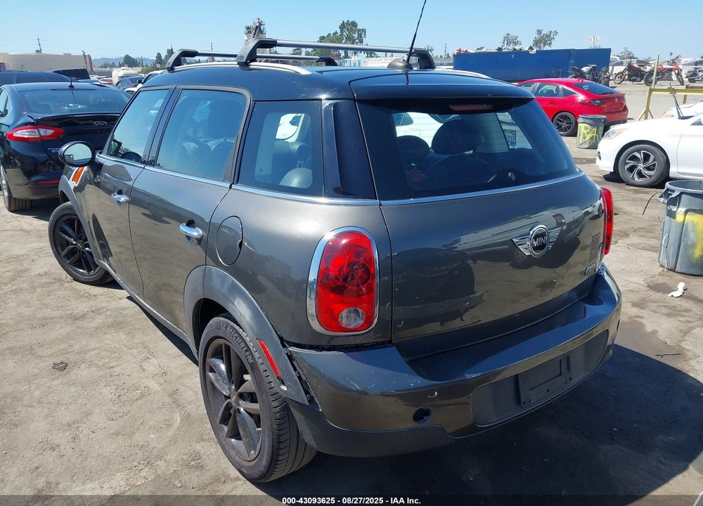 2013 MINI COUNTRYMAN VIN: WMWZB3C57DWM08764