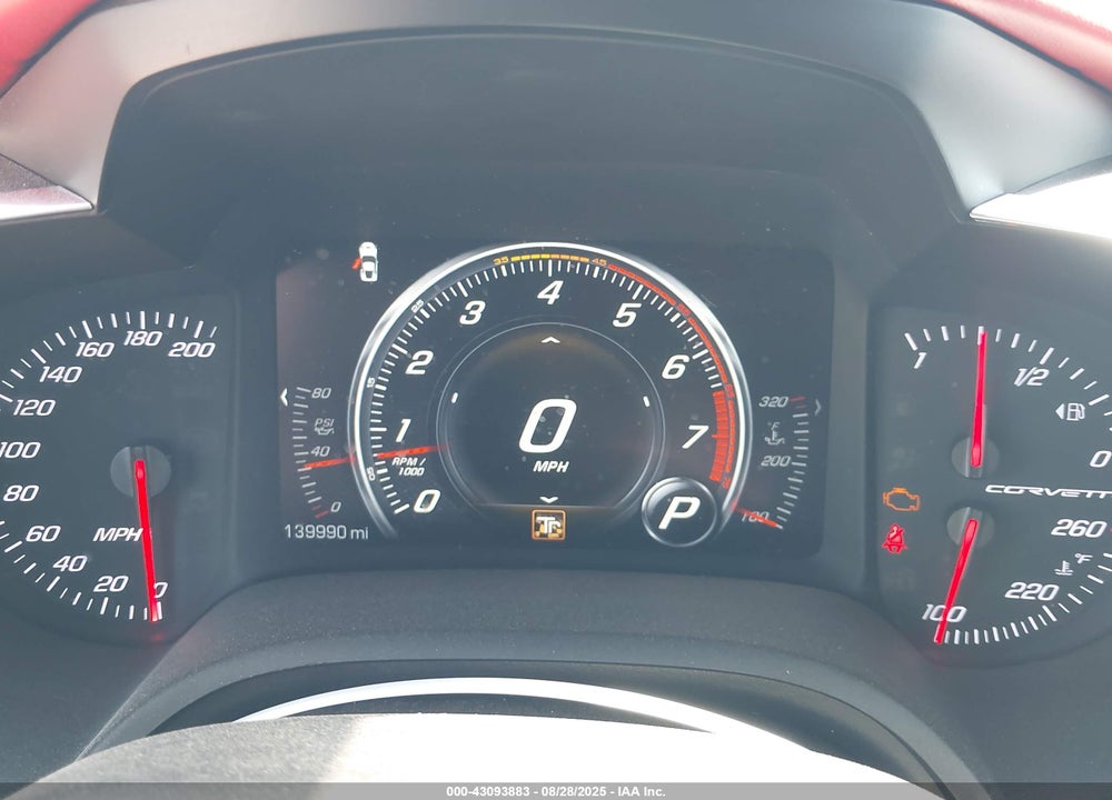 2016 CHEVROLET CORVETTE VIN: 1G1YM2D7XG5105032