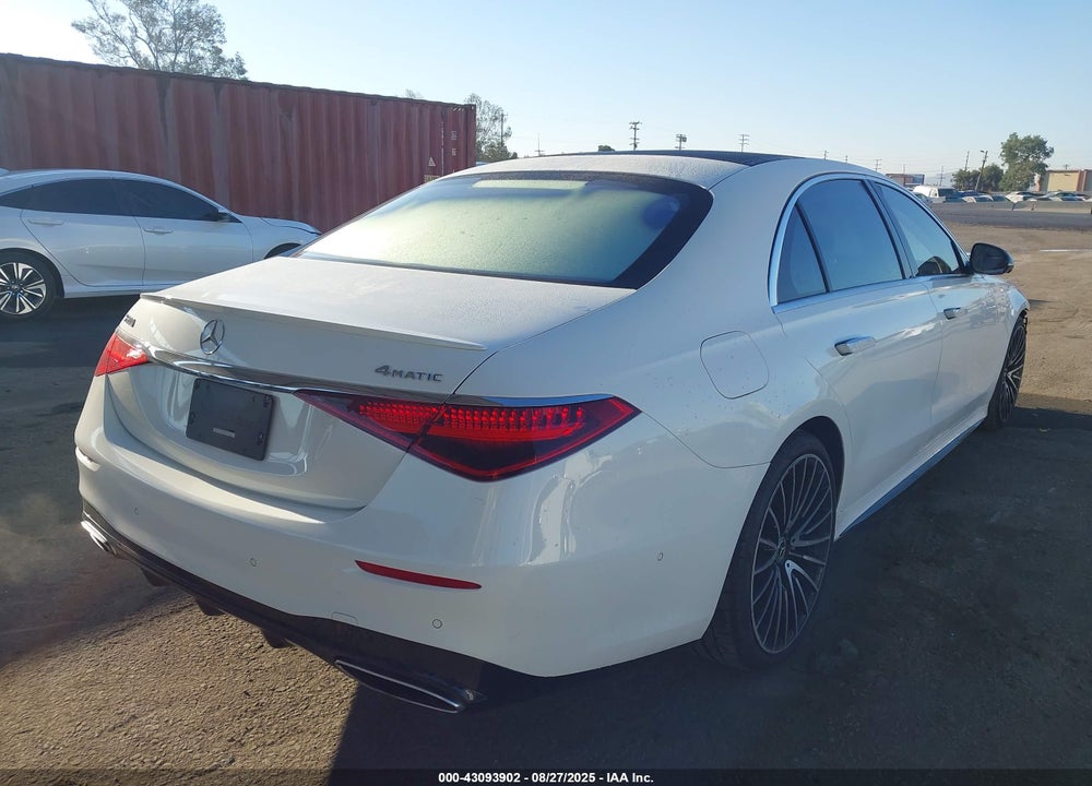 2022 MERCEDES-BENZ S CLASS VIN: W1K6G6DB5NA100168