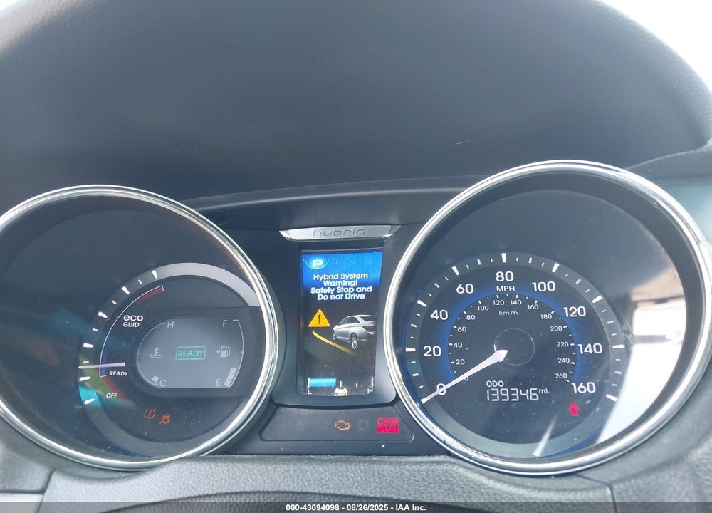 2013 HYUNDAI SONATA HYBRID VIN: KMHEC4A49DA069478