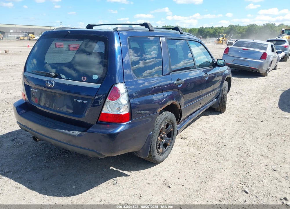 2006 SUBARU FORESTER 2.5X VIN: JF1SG63616H757450