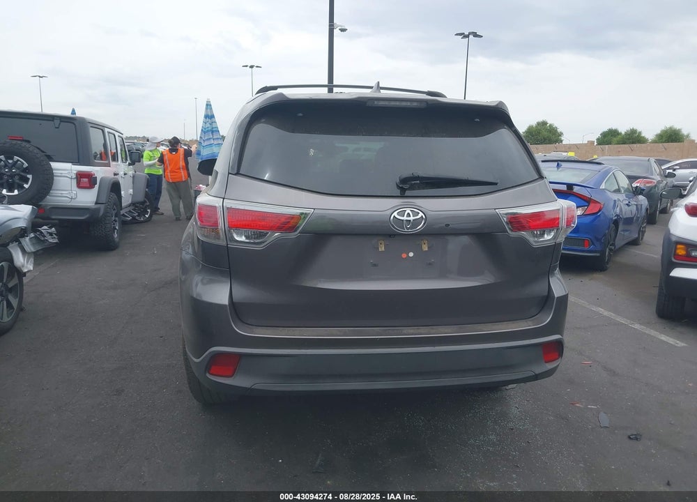 2016 TOYOTA HIGHLANDER VIN: 5TDKKRFH1GS504410