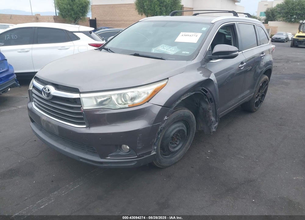 2016 TOYOTA HIGHLANDER VIN: 5TDKKRFH1GS504410