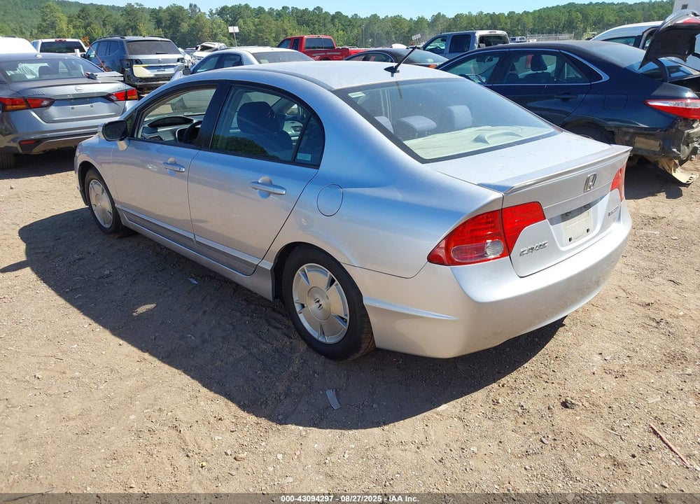 2008 HONDA CIVIC HYBRID VIN: JHMFA36278S031021