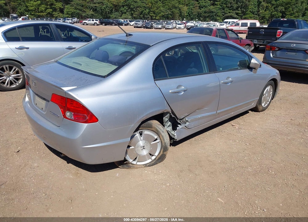 2008 HONDA CIVIC HYBRID VIN: JHMFA36278S031021