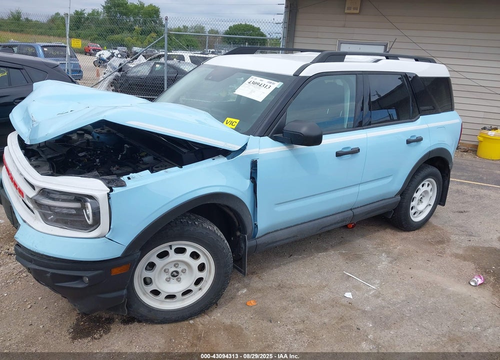 2023 FORD BRONCO SPORT HERITAGE VIN: 3FMCR9G64PRD67877