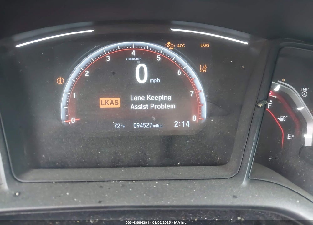 2021 HONDA CIVIC VIN: SHHFK7G4XMU220872