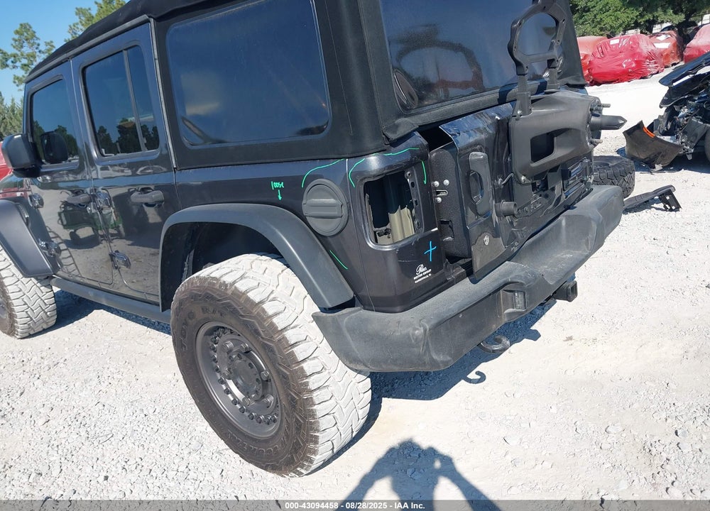 2018 JEEP WRANGLER UNLIMITED VIN: 1C4HJXDN7JW206428