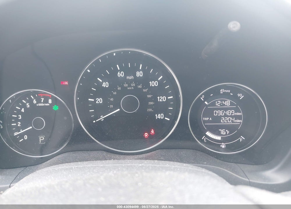 2016 HONDA HR-V VIN: 3CZRU6H72GM714391