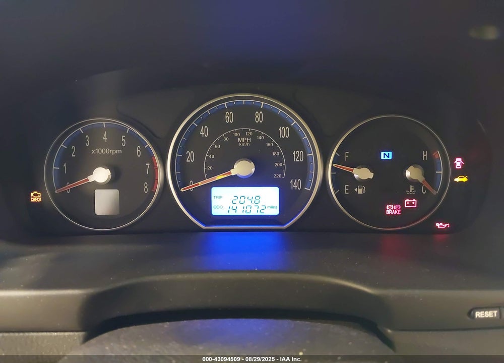 2008 HYUNDAI SANTA FE VIN: 5NMSH73E38H222335
