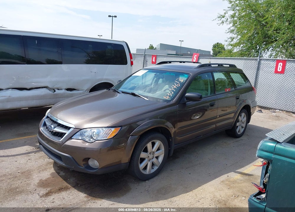 2008 SUBARU OUTBACK VIN: 4S4BP61C786323241