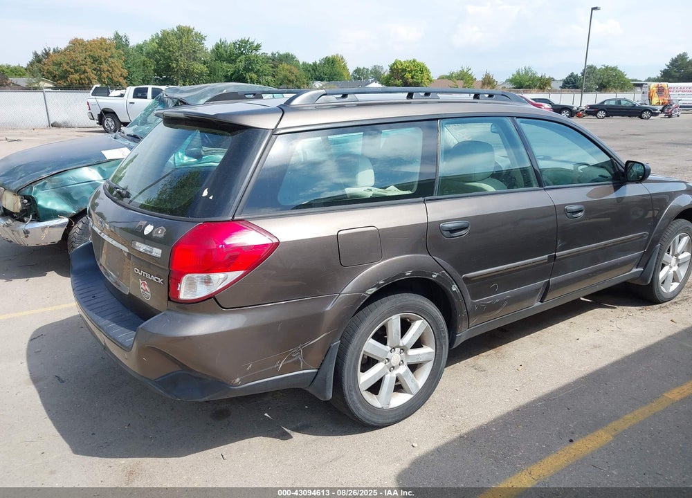 2008 SUBARU OUTBACK VIN: 4S4BP61C786323241