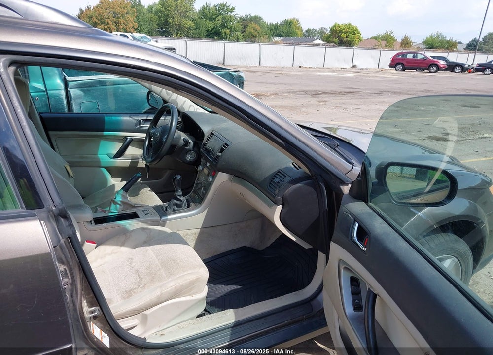 2008 SUBARU OUTBACK VIN: 4S4BP61C786323241