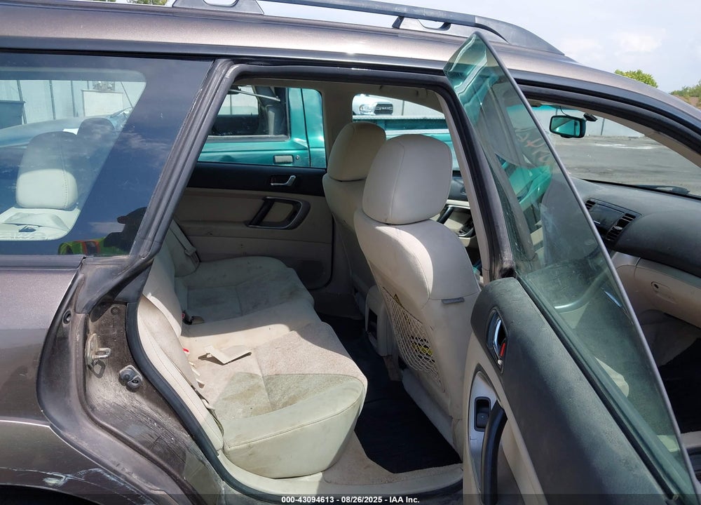 2008 SUBARU OUTBACK VIN: 4S4BP61C786323241