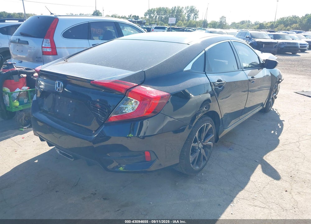 2020 HONDA CIVIC VIN: 2HGFC2F87LH533250