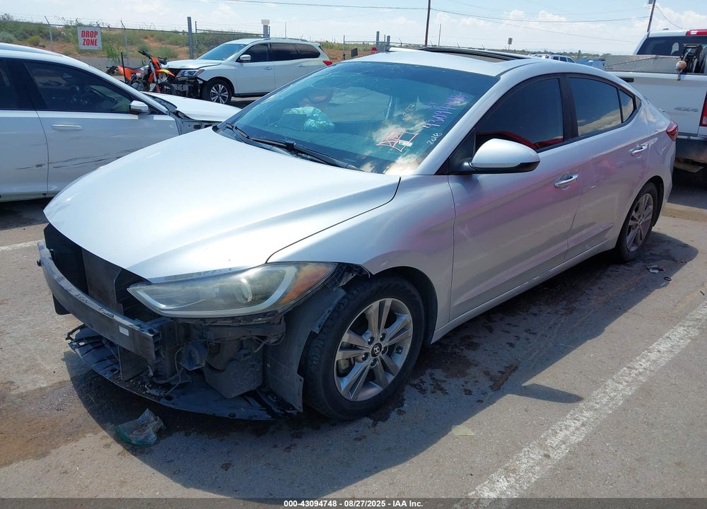 2018 HYUNDAI ELANTRA VIN: KMHD84LF0JU567039