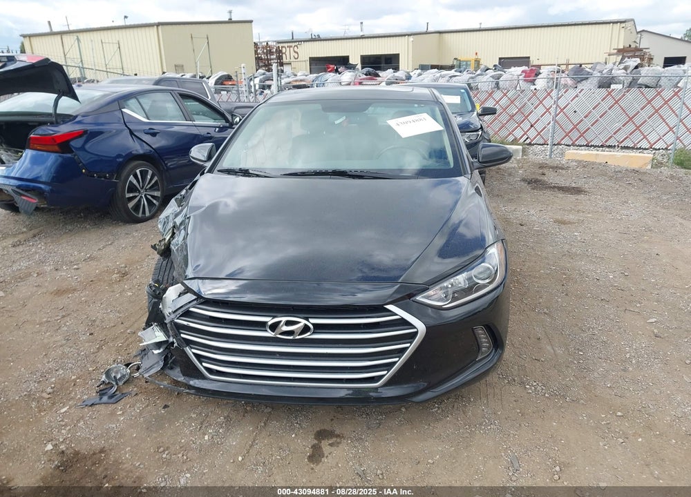 2017 HYUNDAI ELANTRA VIN: KMHD84LF6HU238792