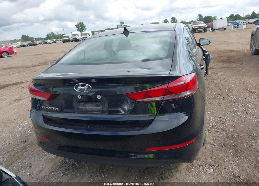 2017 HYUNDAI ELANTRA VIN: KMHD84LF6HU238792