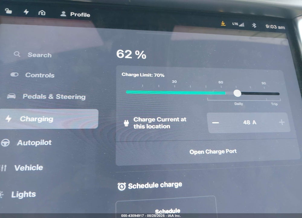 2016 TESLA MODEL S 60D/70D/75D/85D/90D VIN: 5YJSA1E23GF166644