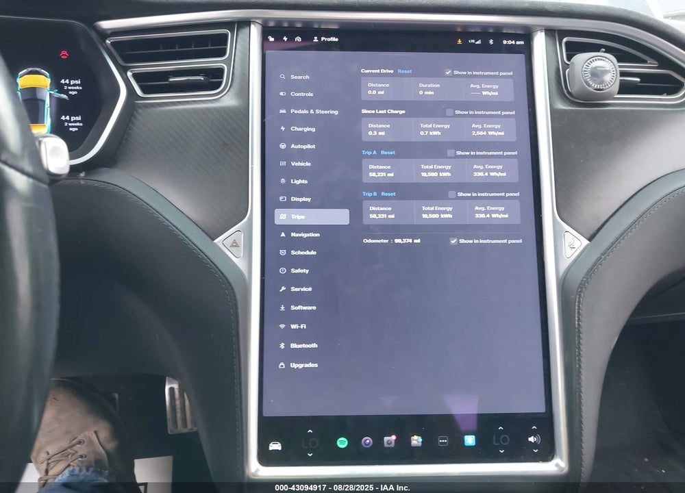 2016 TESLA MODEL S 60D/70D/75D/85D/90D VIN: 5YJSA1E23GF166644