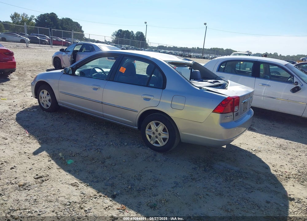 2003 HONDA CIVIC LX VIN: 1HGES15553L027189