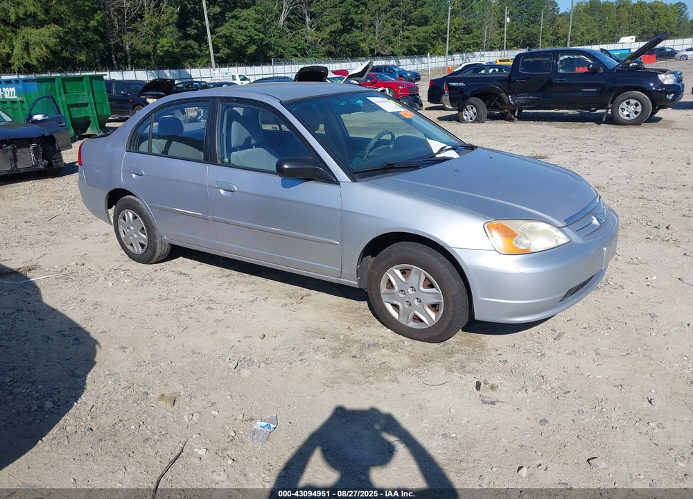 2003 HONDA CIVIC LX VIN: 1HGES15553L027189