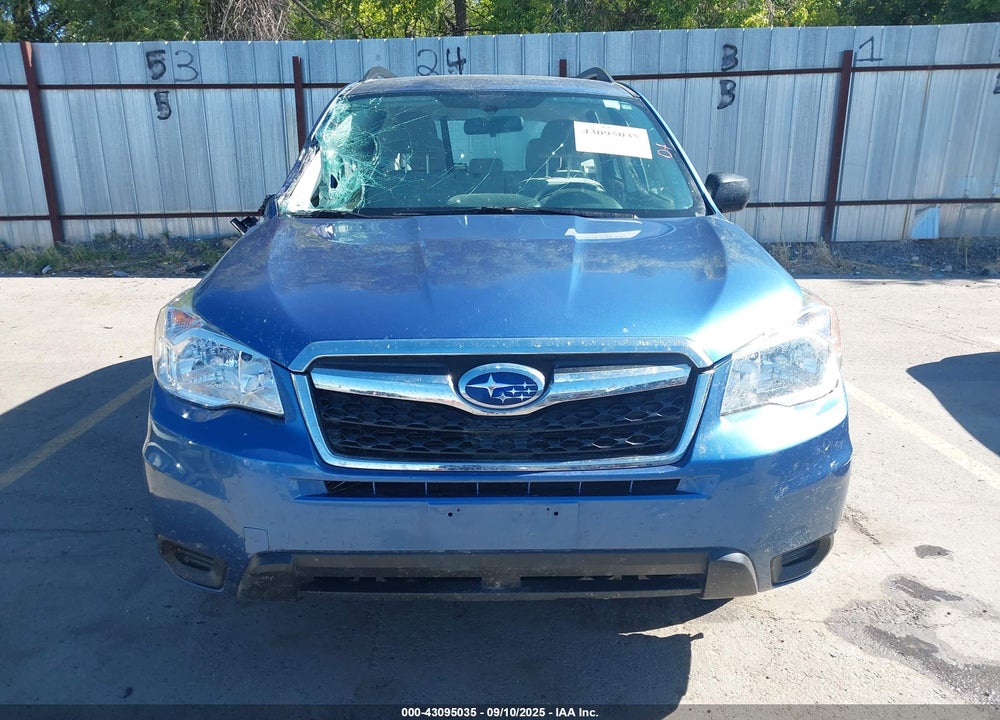 2016 SUBARU FORESTER 2.5I VIN: JF2SJABCXGH552699