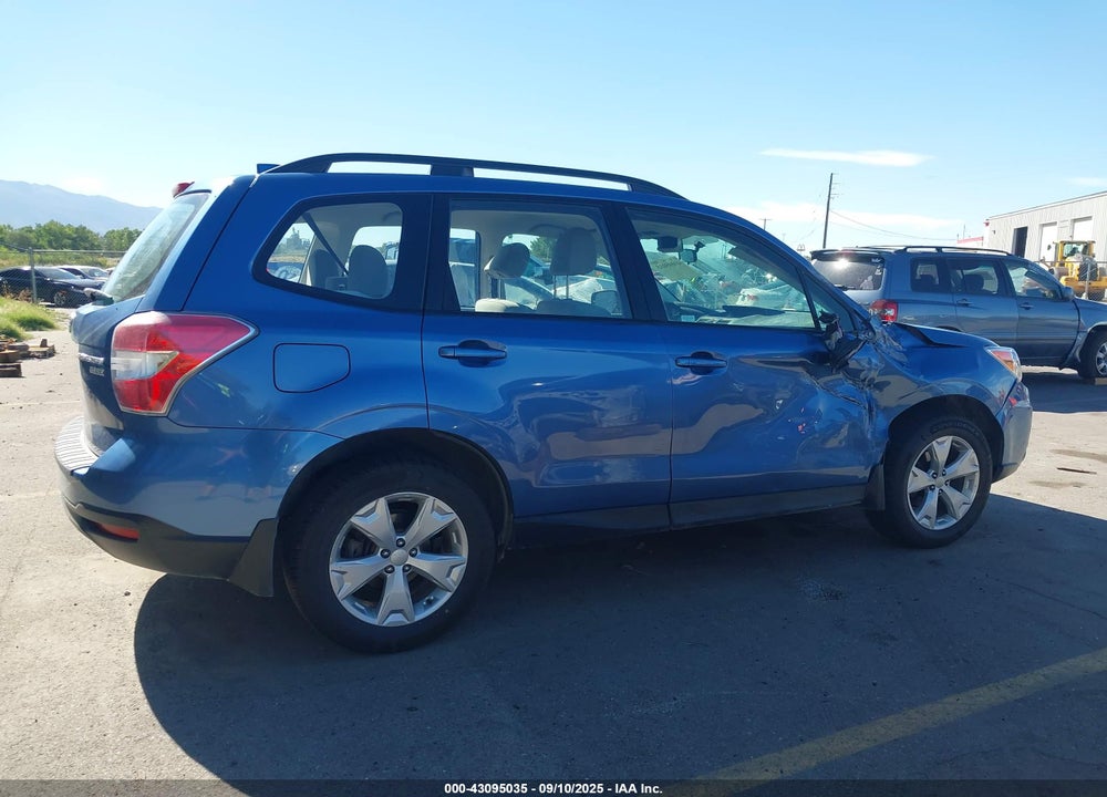 2016 SUBARU FORESTER 2.5I VIN: JF2SJABCXGH552699