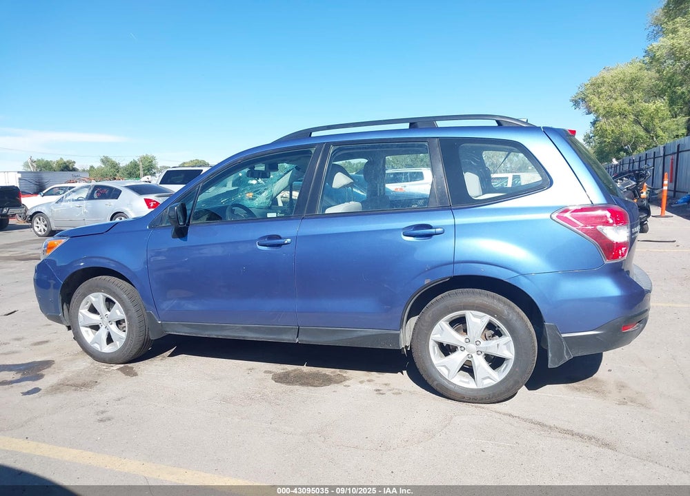 2016 SUBARU FORESTER 2.5I VIN: JF2SJABCXGH552699