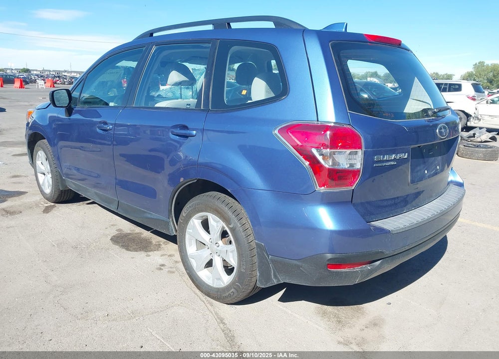 2016 SUBARU FORESTER 2.5I VIN: JF2SJABCXGH552699