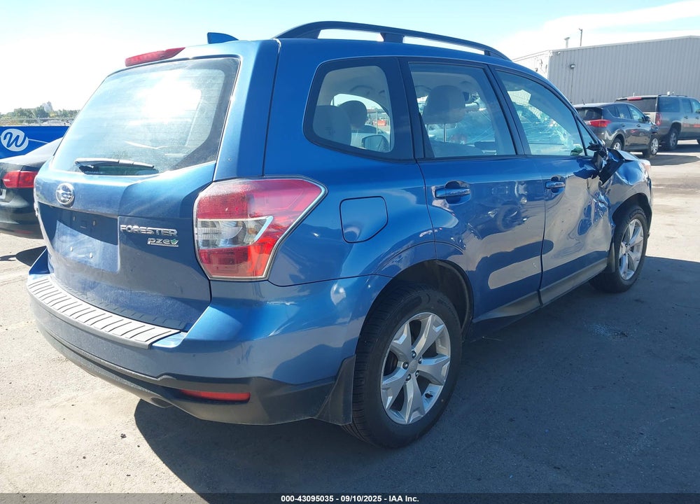 2016 SUBARU FORESTER 2.5I VIN: JF2SJABCXGH552699